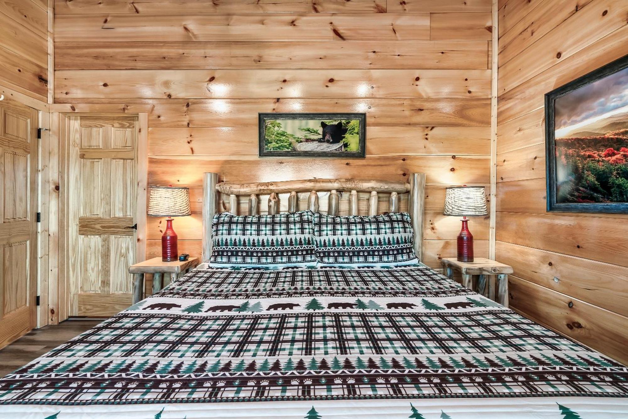 Full Equipped Cabin With A Pool And Game Room Smokies Views Gatlinburg Eksteriør bilde