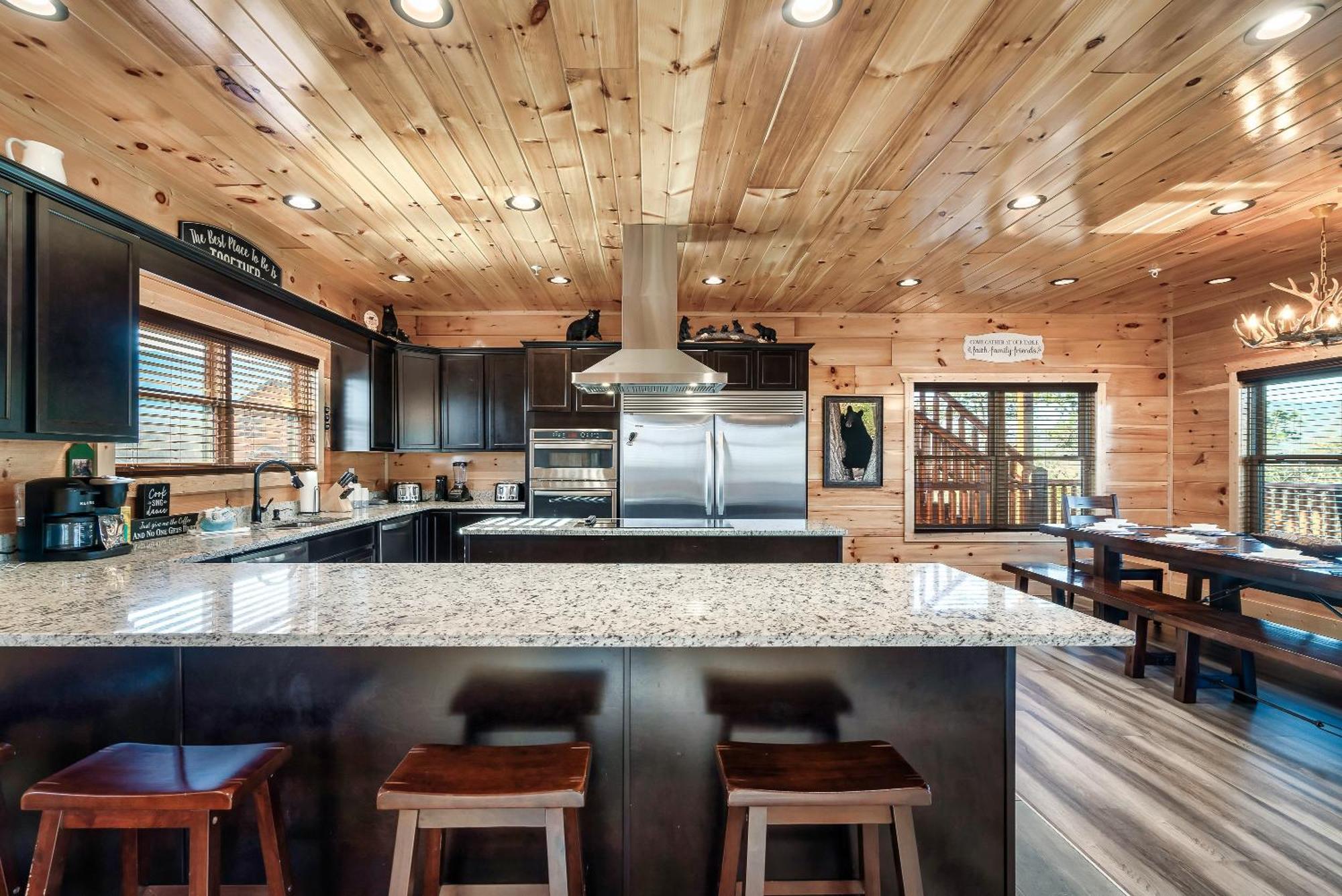 Full Equipped Cabin With A Pool And Game Room Smokies Views Gatlinburg Eksteriør bilde