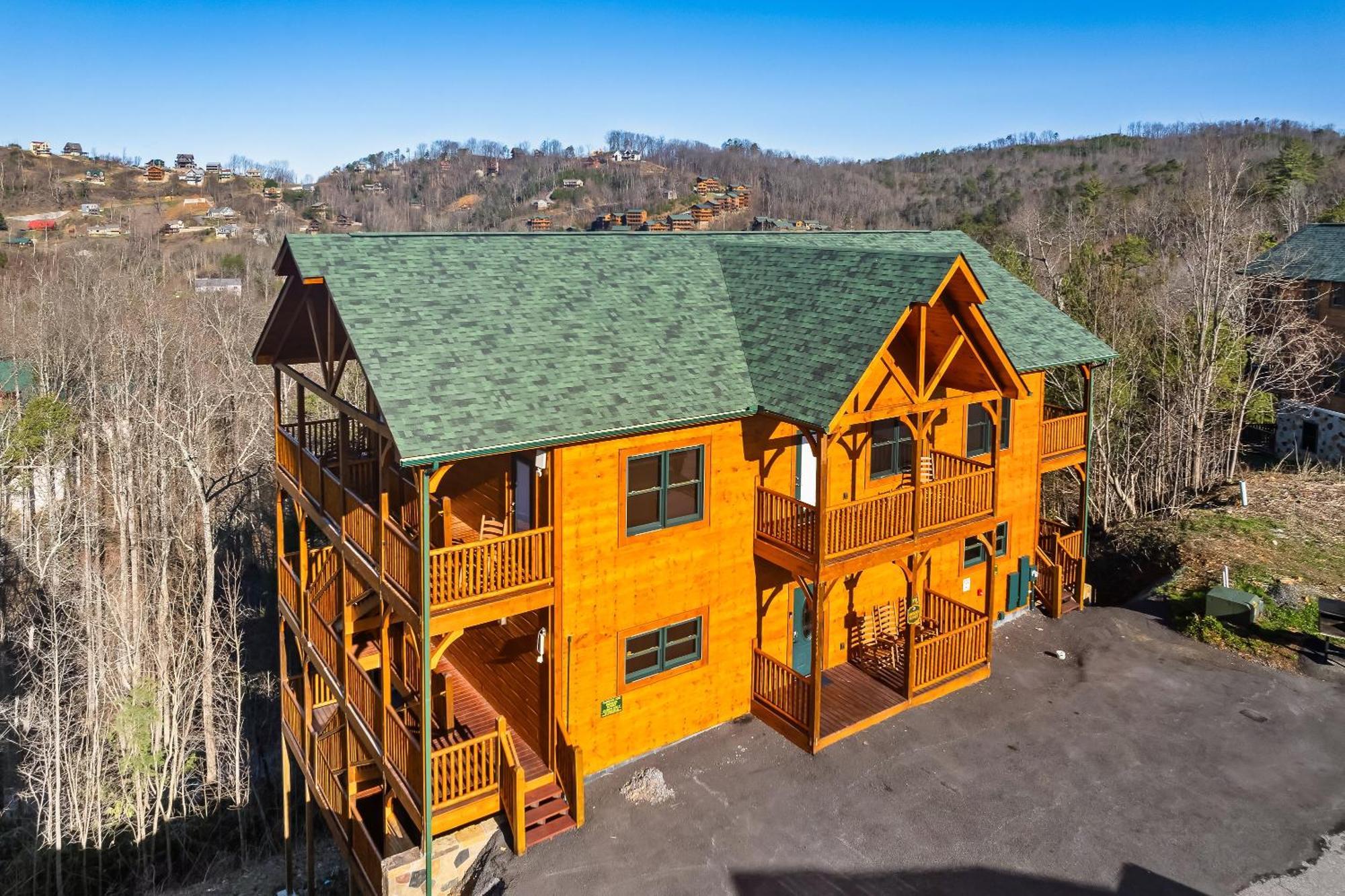 Full Equipped Cabin With A Pool And Game Room Smokies Views Gatlinburg Eksteriør bilde