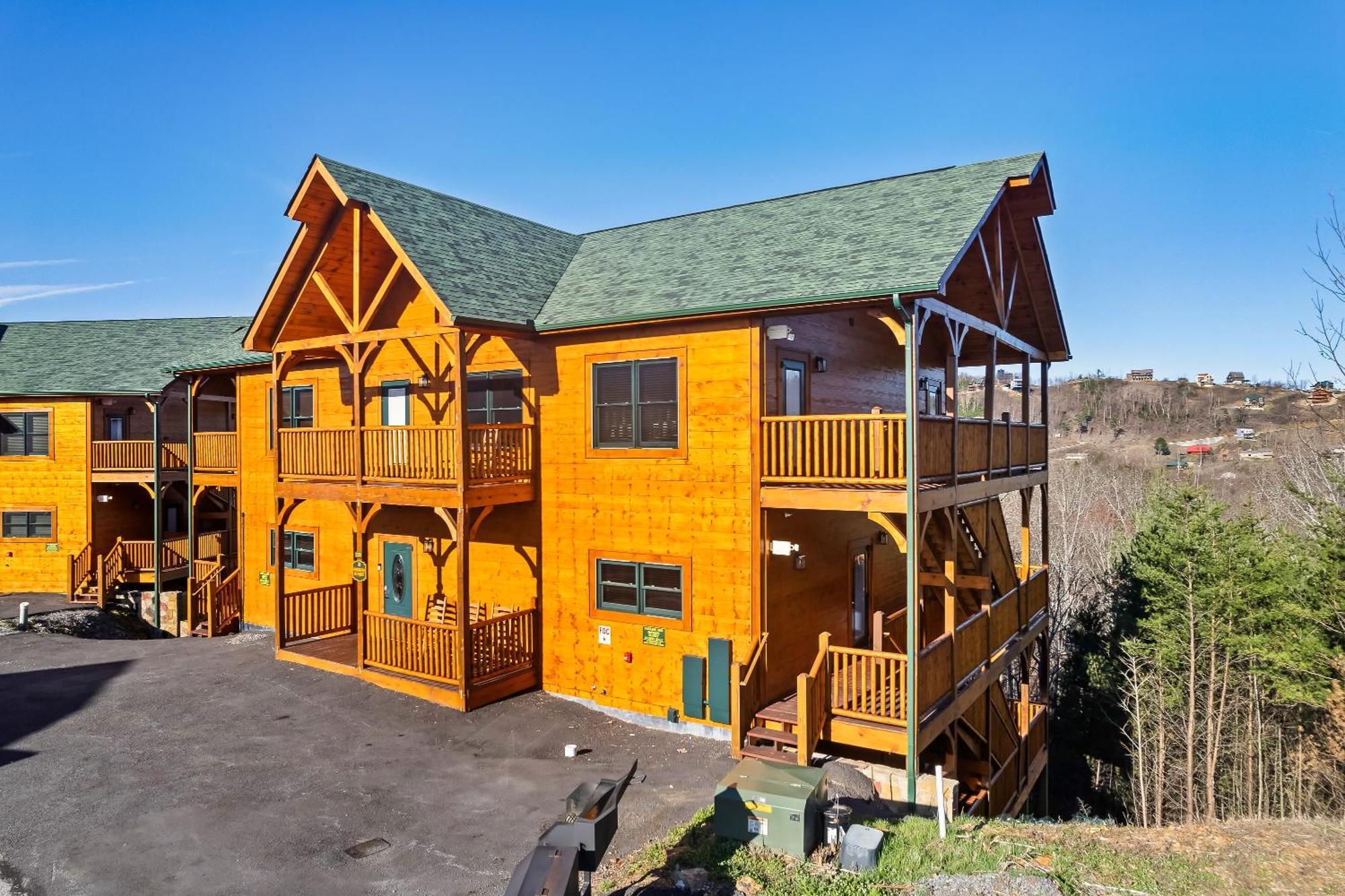 Full Equipped Cabin With A Pool And Game Room Smokies Views Gatlinburg Eksteriør bilde